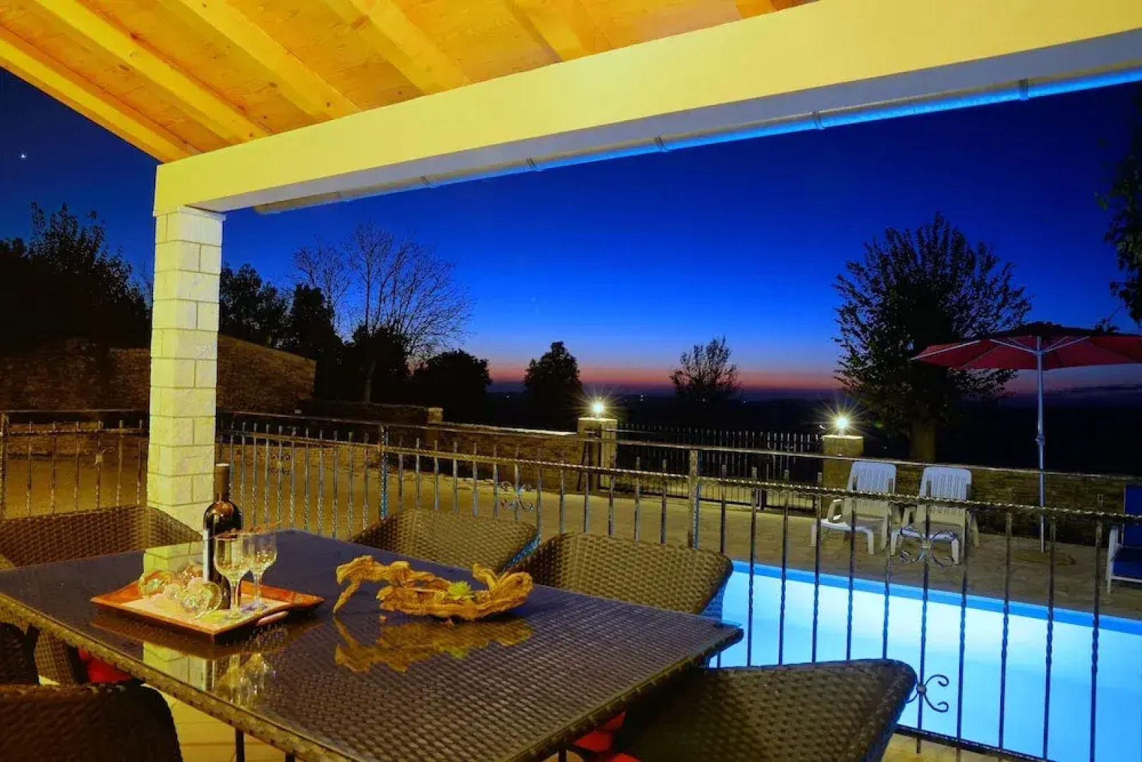 Villa With 2 Bedrooms in Kanfanar, With Wonderful sea View, Private Po