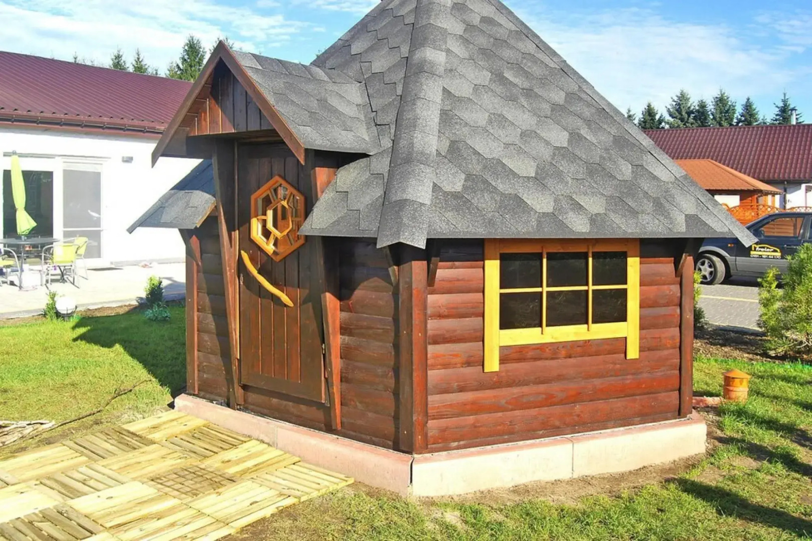 Terraced house with swimming pool and sauna, Sieciemin