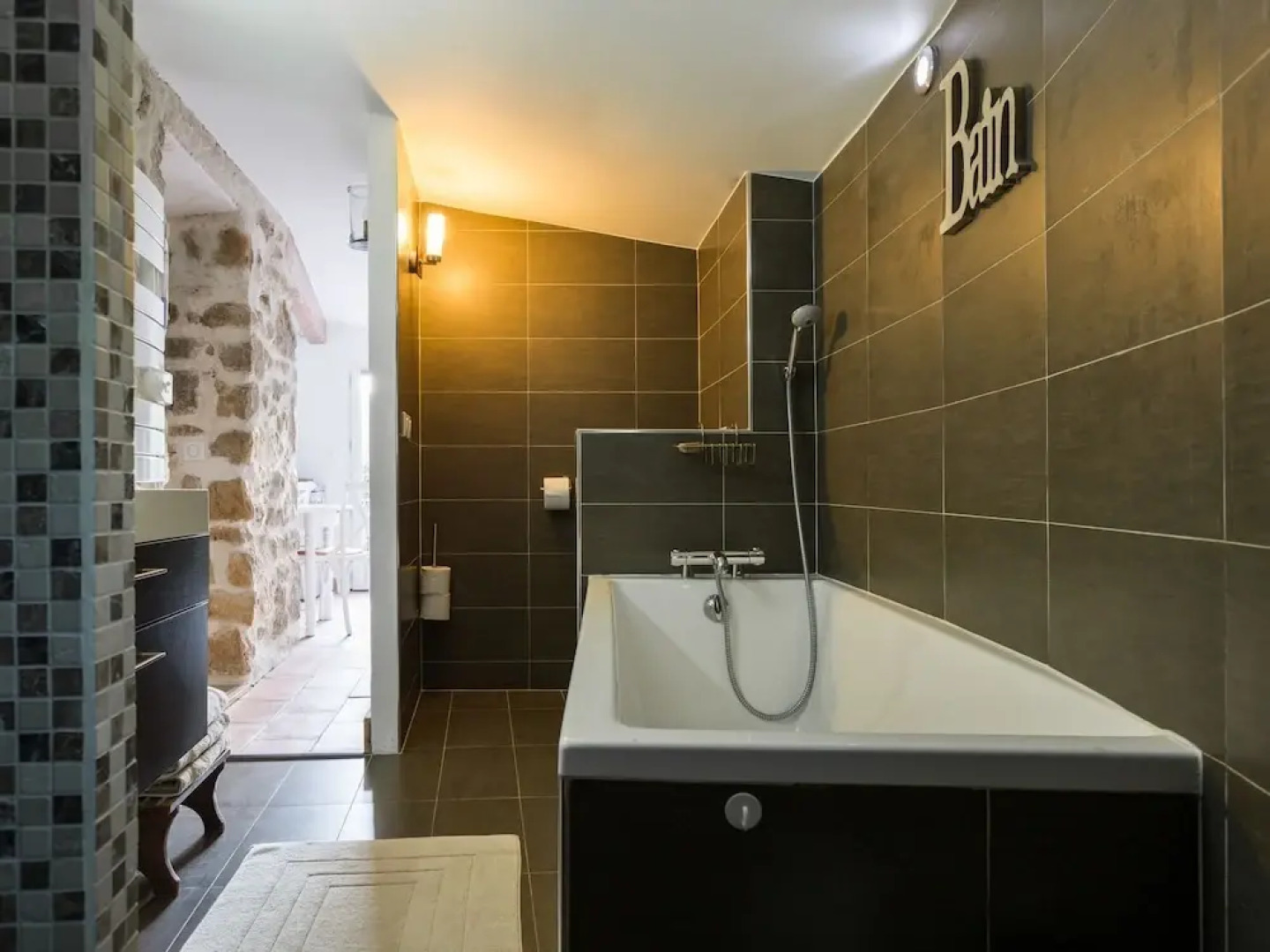 Stone Villa in Saint-jeannet With Roofed Terrace and Garden