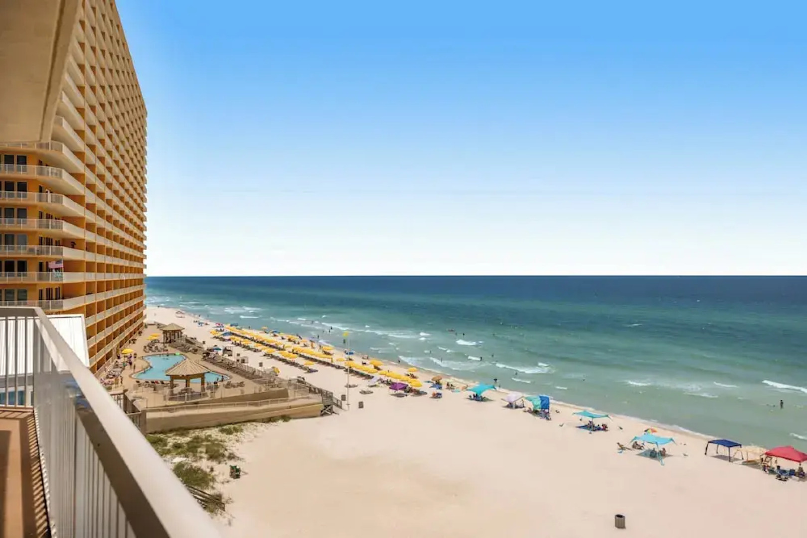 Corner Unit Right on the Sand, 2 Lagoon-style Pools, Spectacular Views