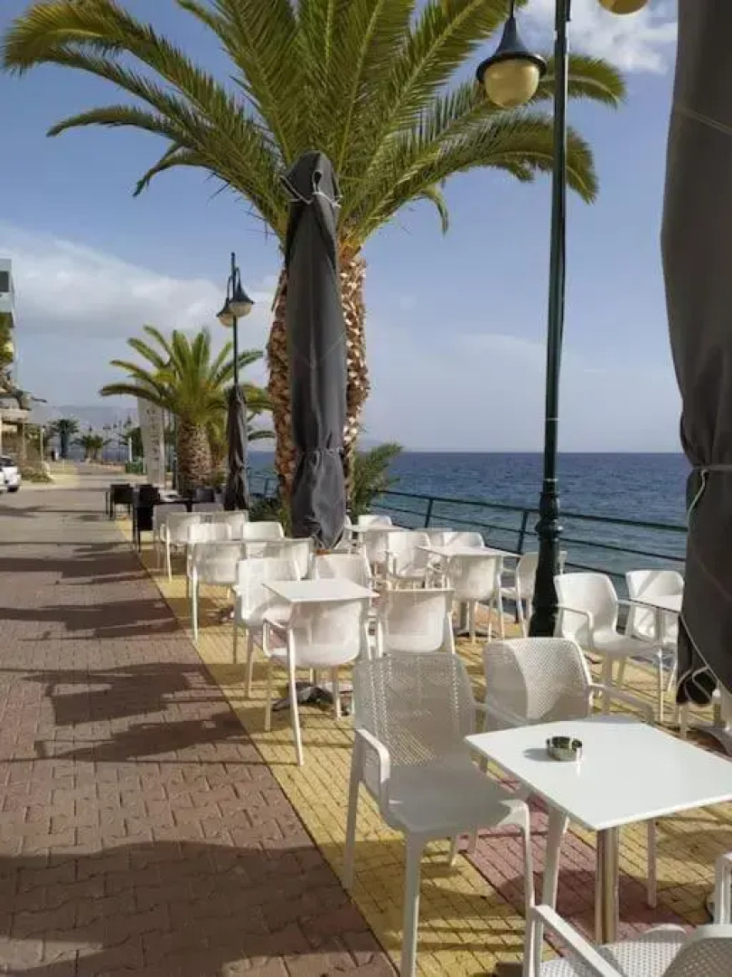 Doll house next to the sea