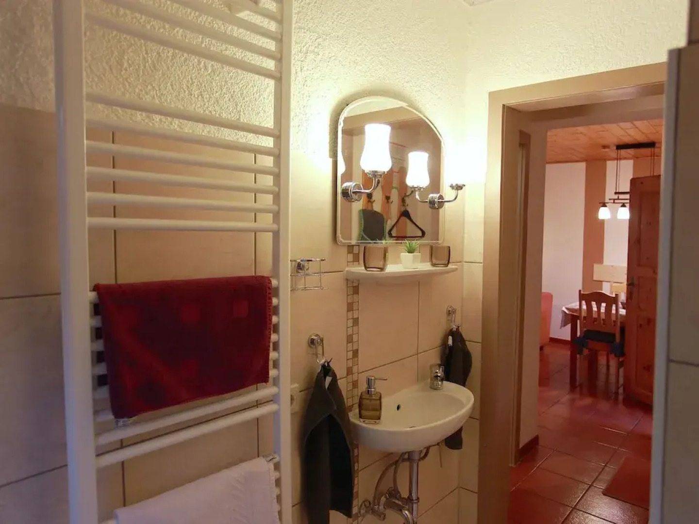 Attractive Holiday home in Waltershausen with Fireplace