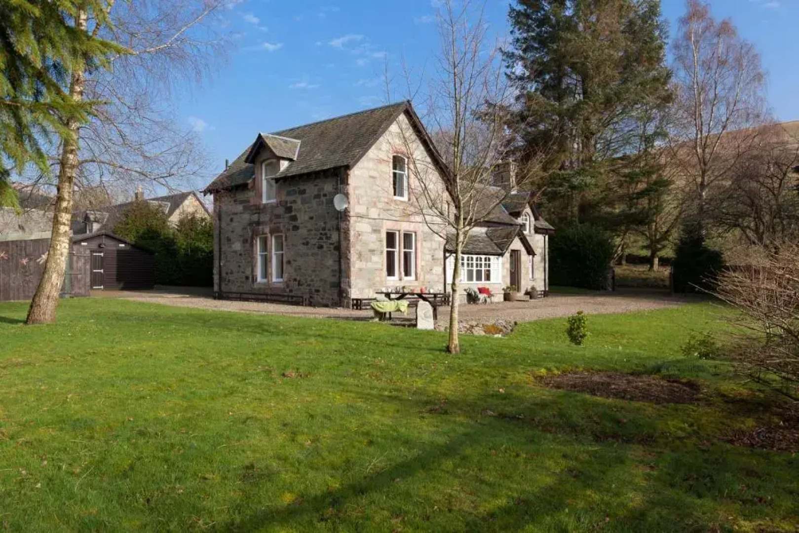 Ardveich House, large Scottish estate home with loch & hill views