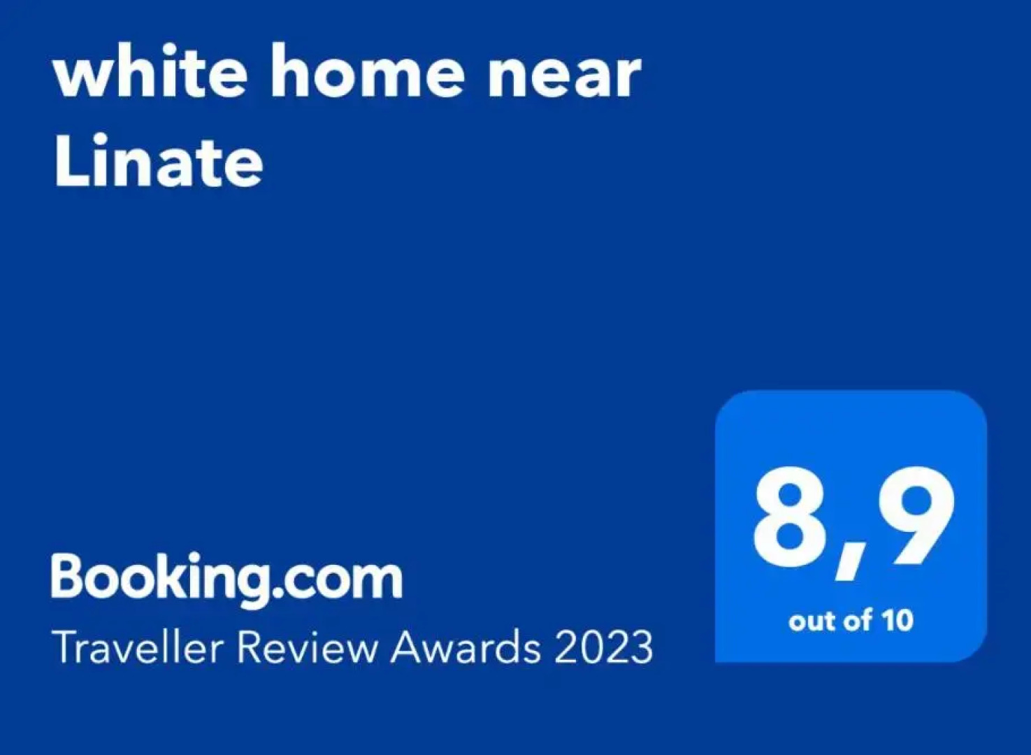 white home near Linate