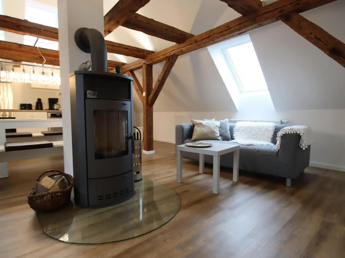 Charmante Ferienwohnung mit Kamin in Zarchlin