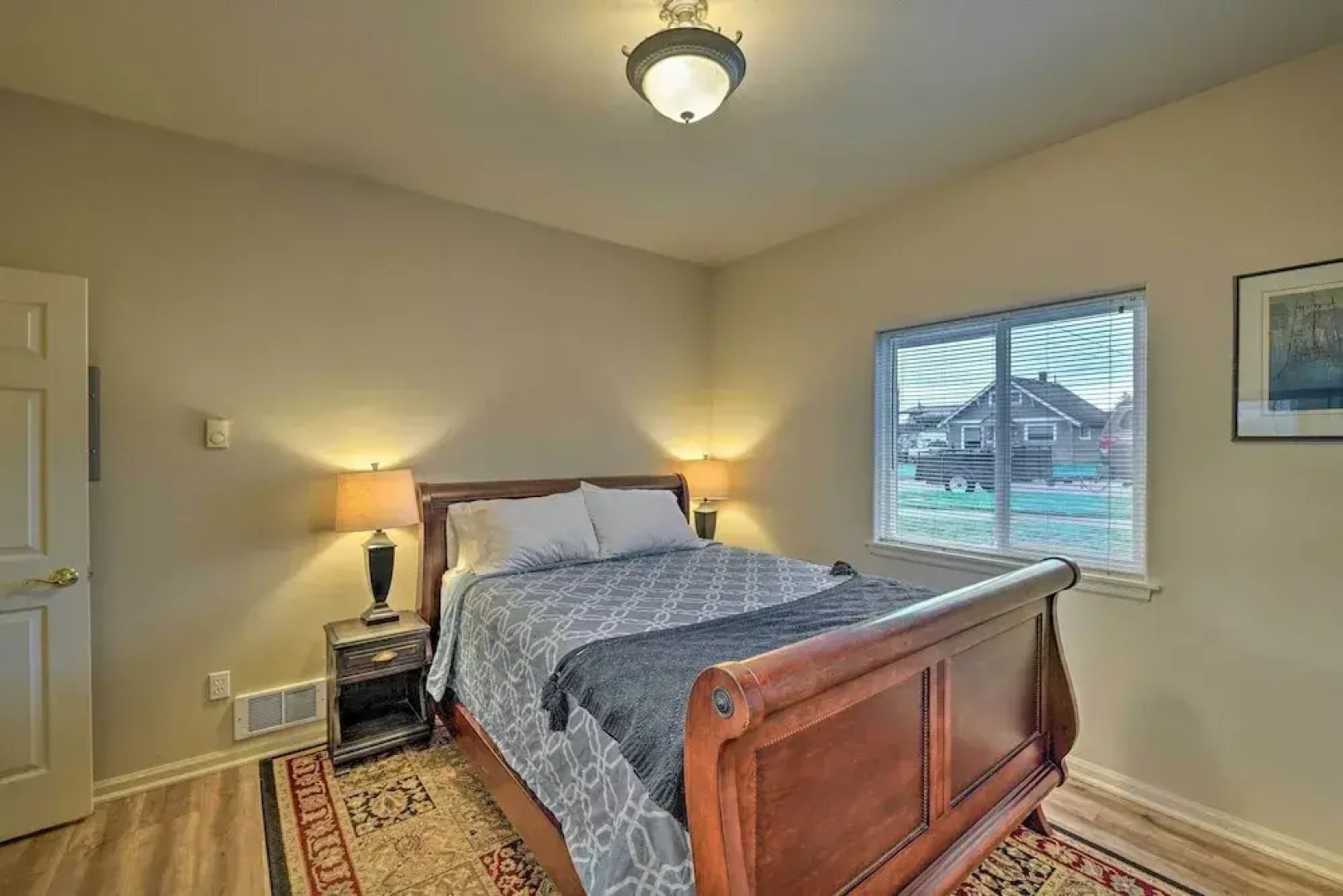 Central Apt: Private Fireplace & Patio Access