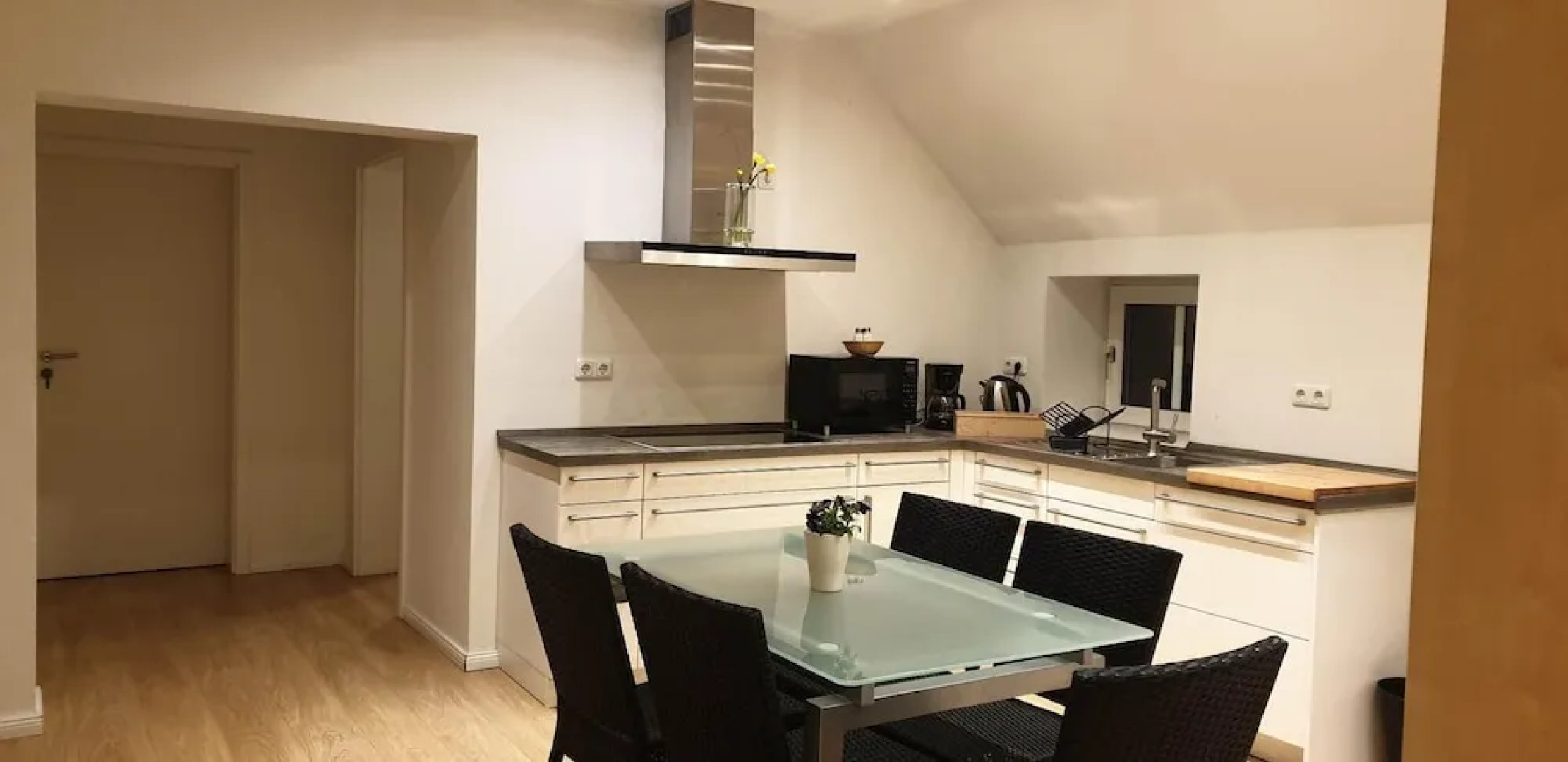 Apartment With Garden and City View