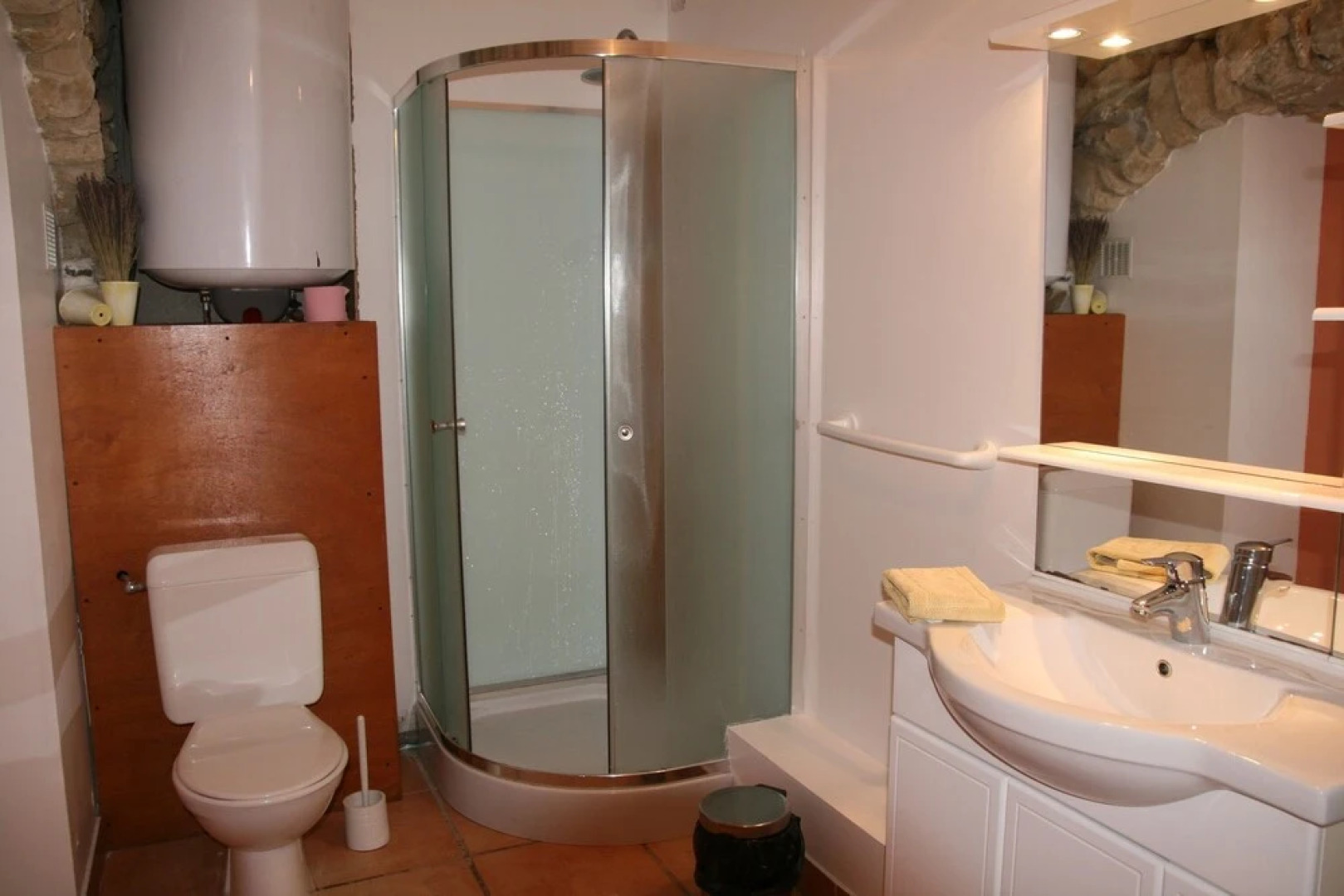 Studio in Grospierres, With Wonderful Mountain View, Pool Access, Encl