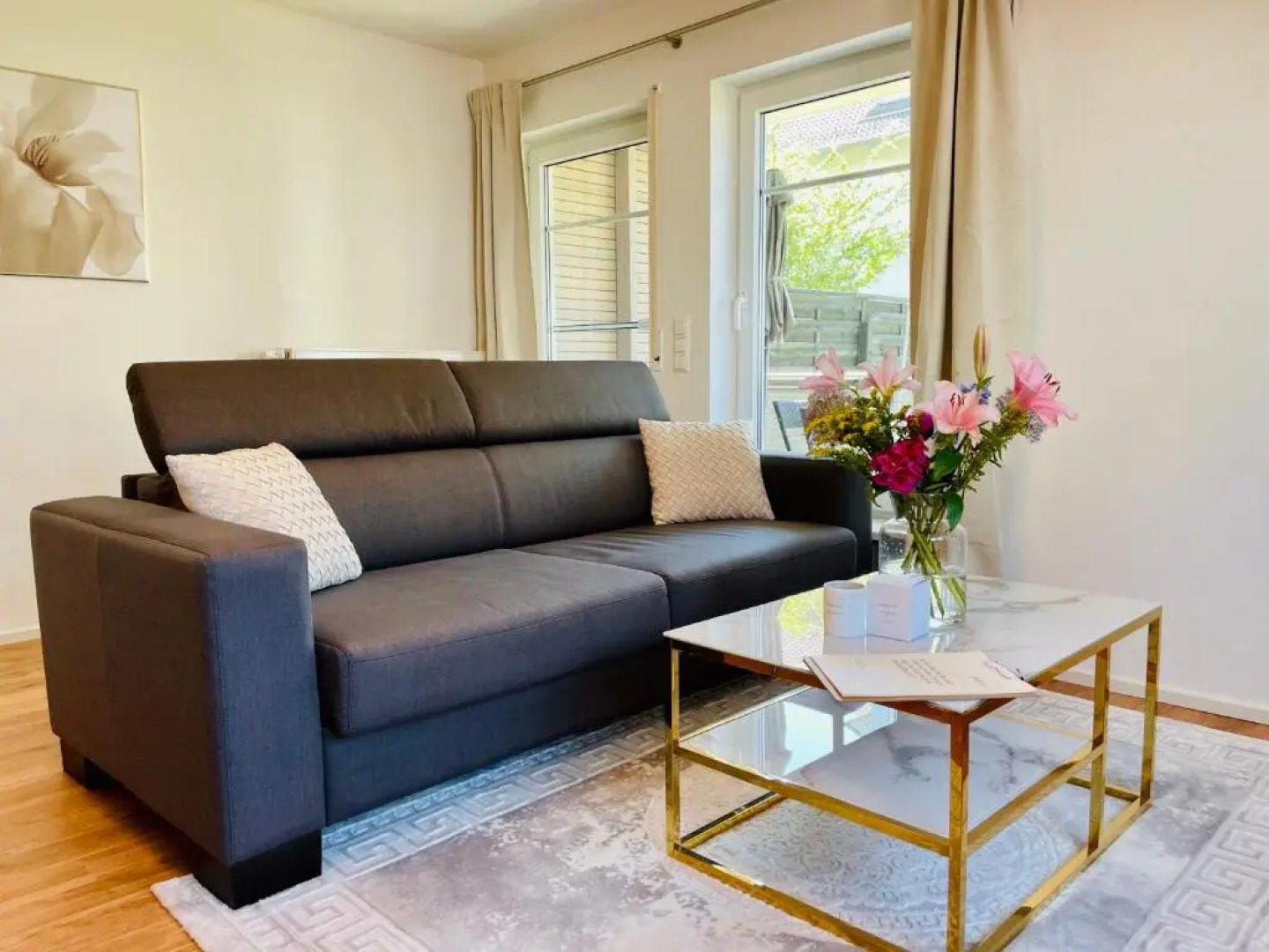 Ferien-Apartment Silberweide mit Privatstrand