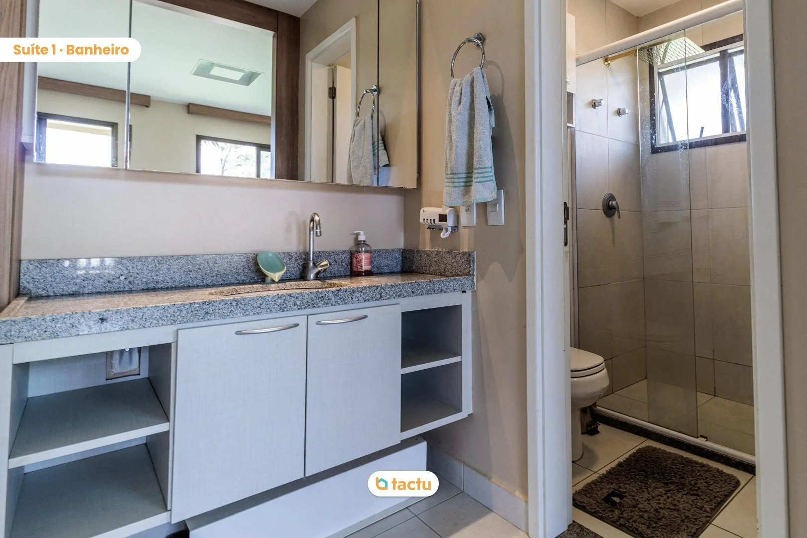 Estúdio de 39 m2 com rede na varanda no VG Sun Cumbuco por Tactu