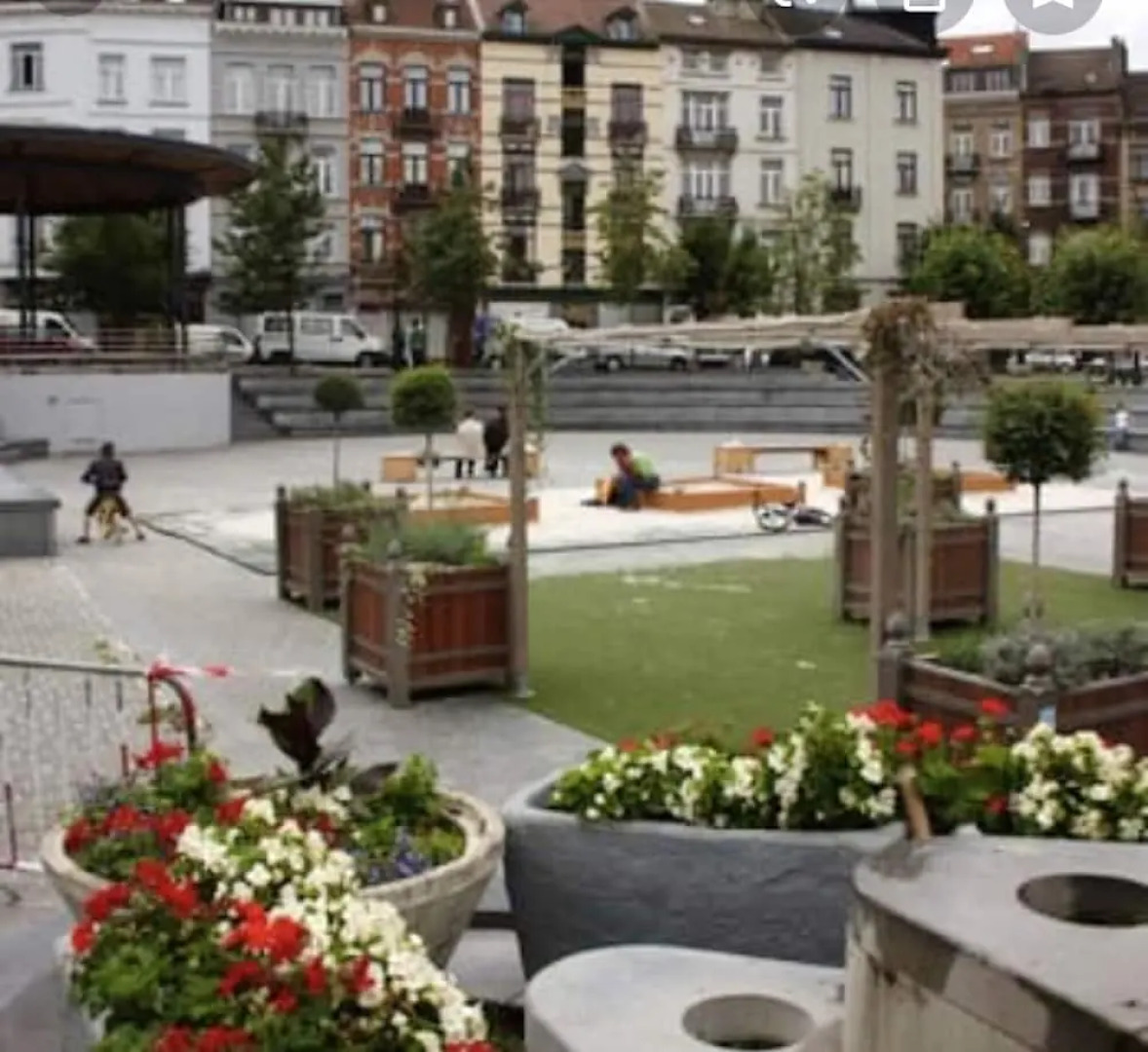 Apartment With one Bedroom in Saint-gilles, With Wonderful City View, Furnished Balcony and Wifi