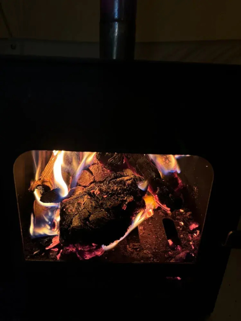 Cozy Hot Tent With Log Burner & Hot Tub Right Tent