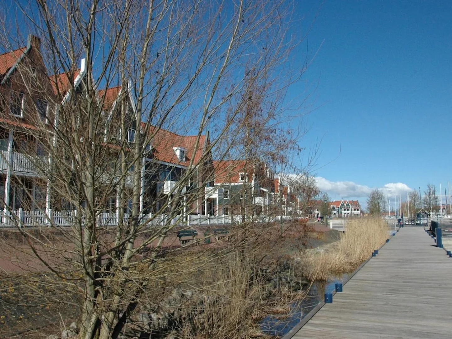 Boat in Volendam Near Marina Museum