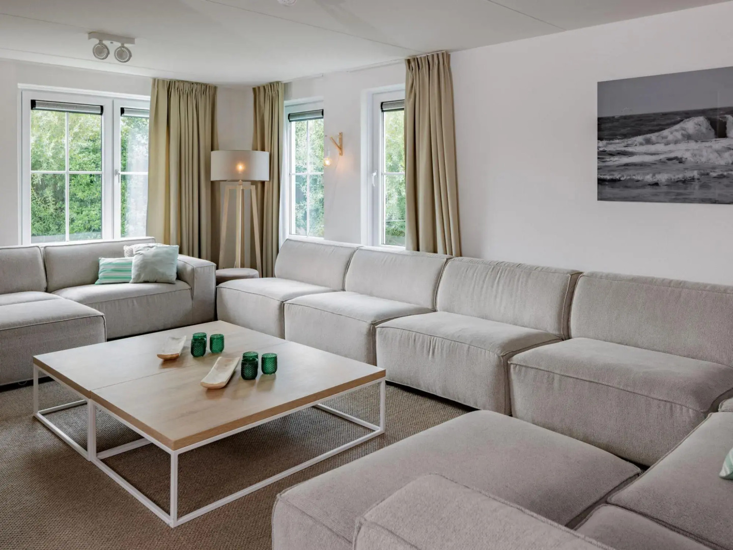 Restyled villa with sauna, in a holiday park, 400 m. from the beach