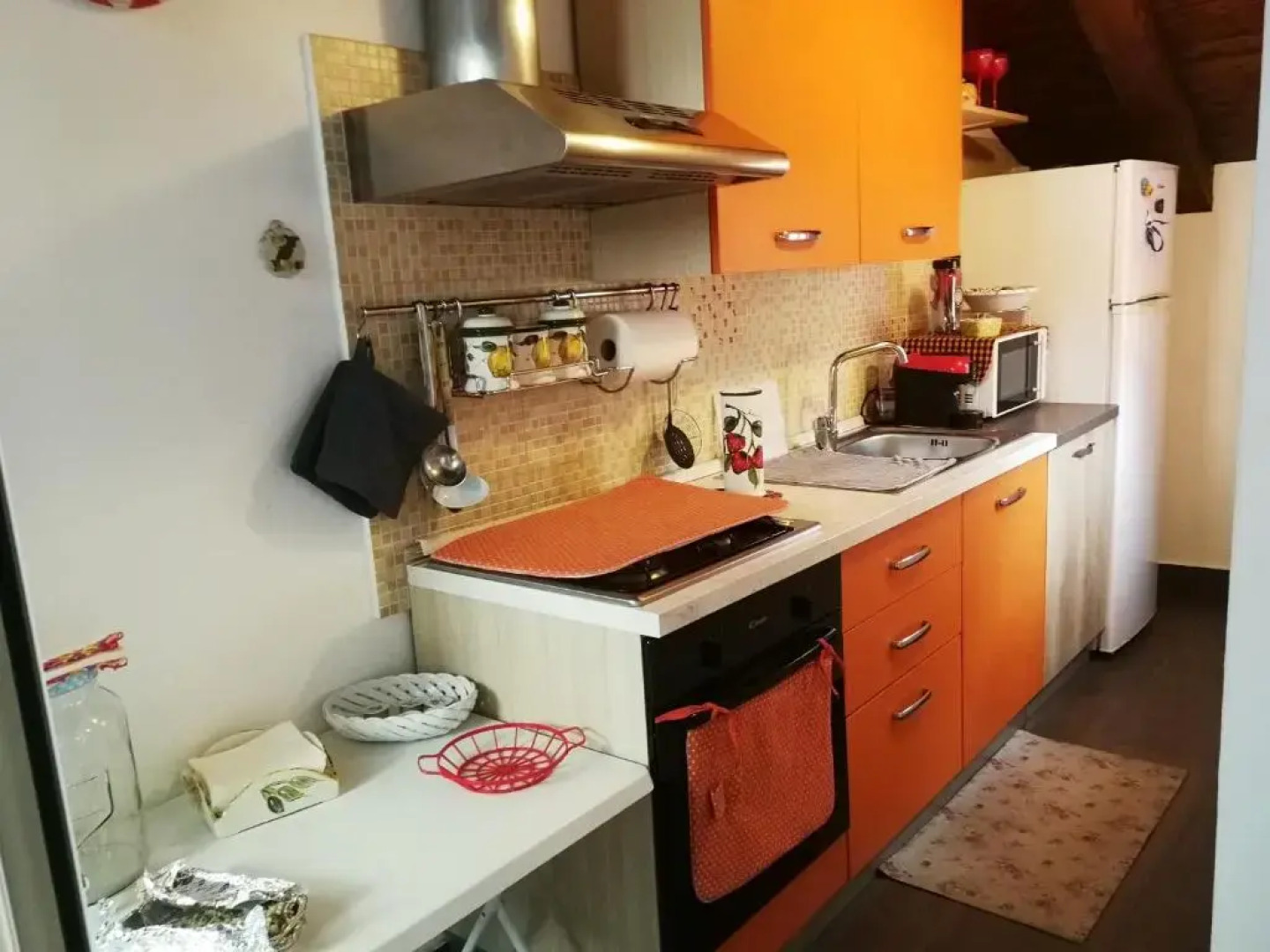 2 bedrooms appartement with furnished balcony and wifi at Casalvecchio Siculo 6 km away from the beach