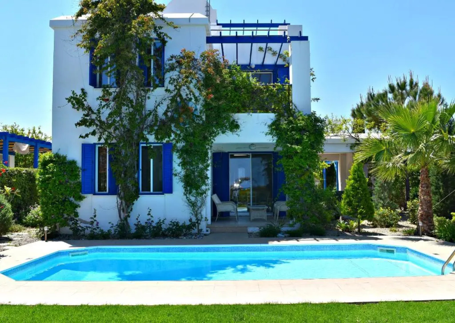 Latchi Beach Front Villa - Private Heated Pool - Amazing Uninterrupted Sea Views