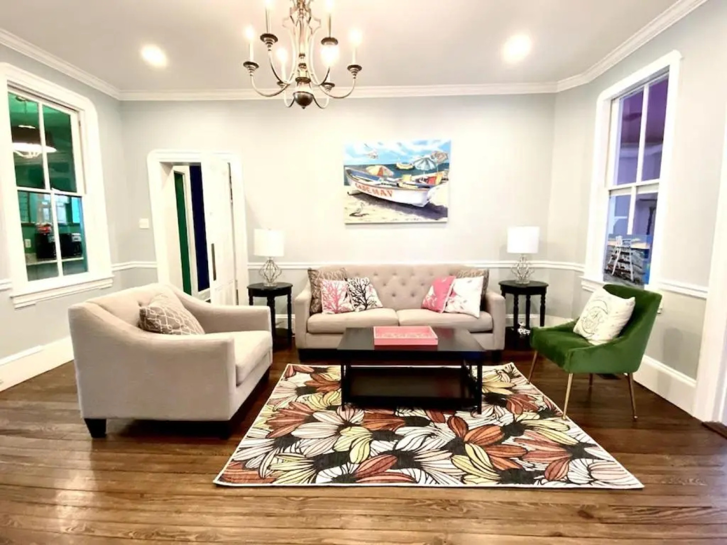 Victorian Manor with heated Saltwater Pool on Jackson Street 300ft To Beach Sleeps 18