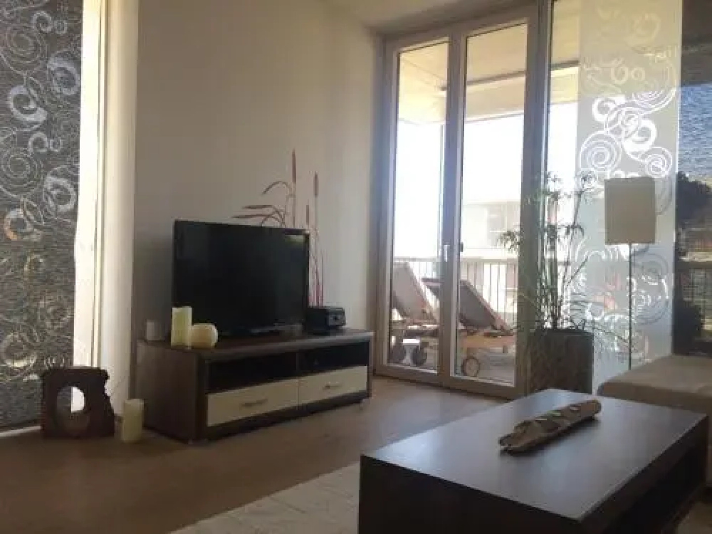 Apartment pool and lake