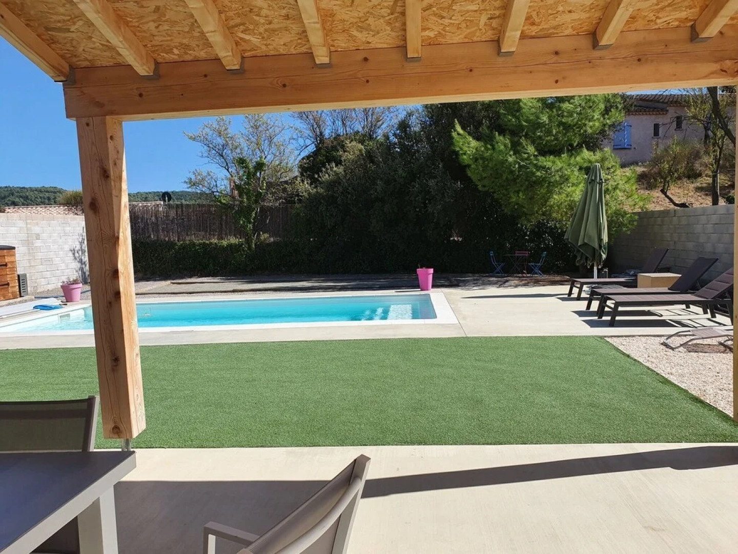 Villa With air Conditioning and Heated Private Swimming Pool in Enclosed Garden Near Beaufort