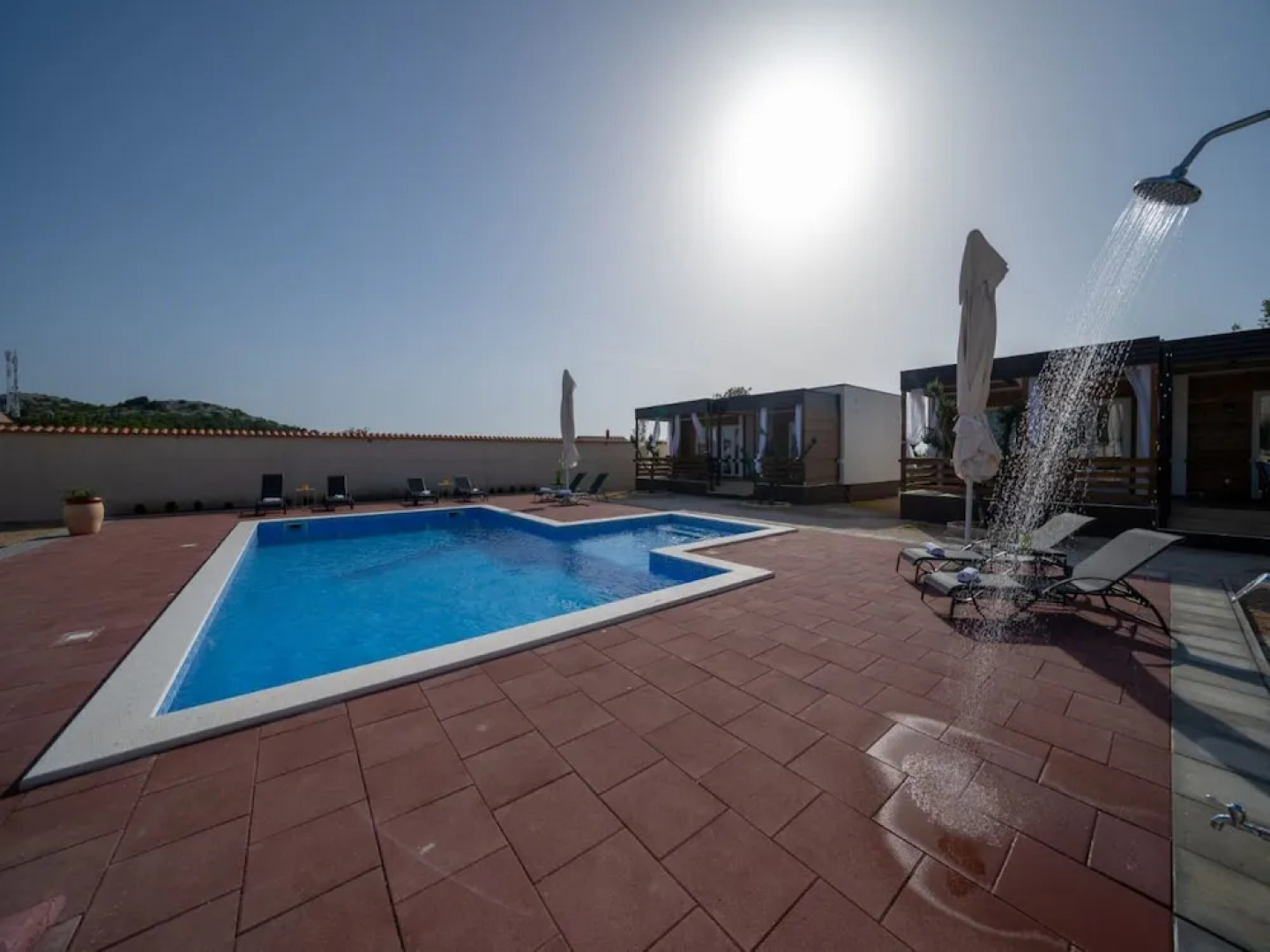 Exotic Mobile Home in Drage With Swimming Pool