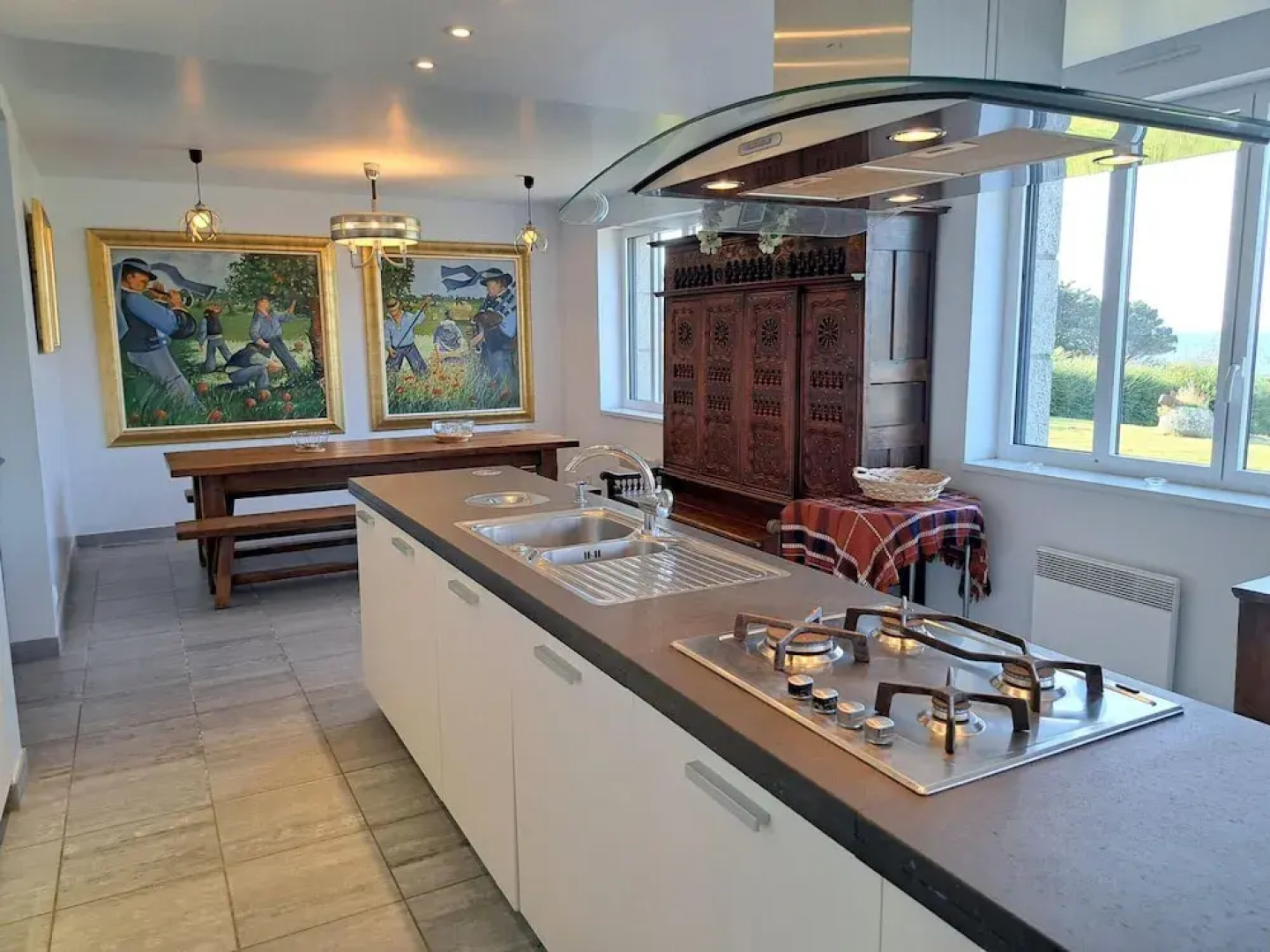 Panoramic sea and Beach View Facing South, Nevez