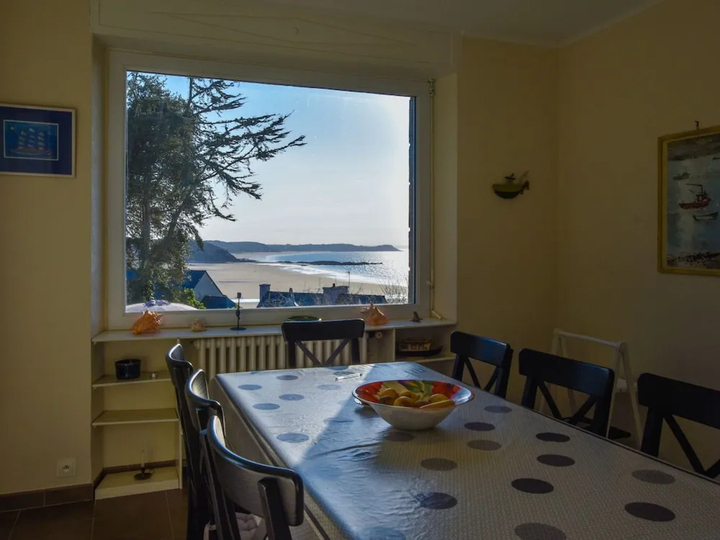 Atmospheric Holiday Home With Magnificent View Over Sea, 200 m From Beach
