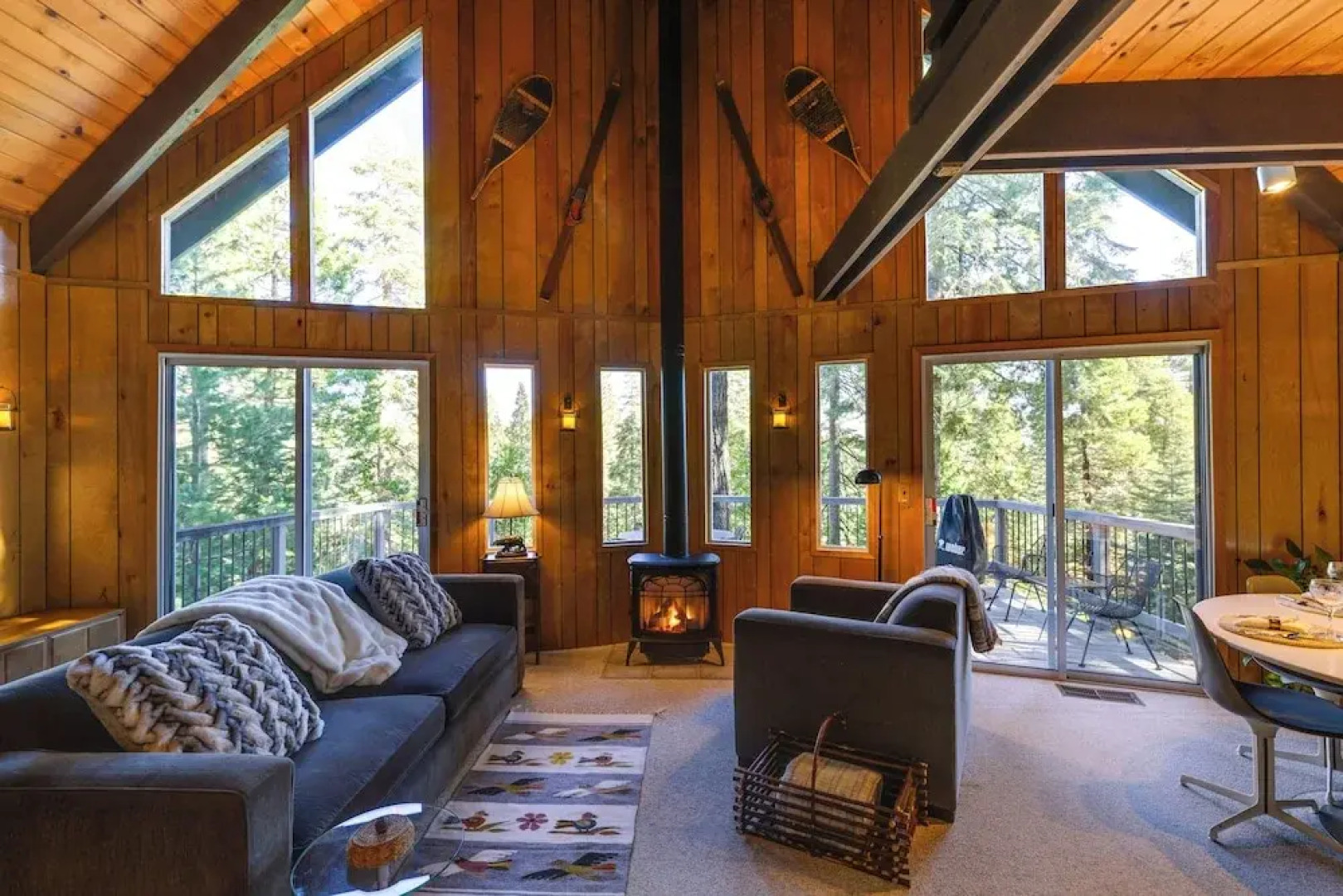 3 Mi to Big Trees State Park: Cabin w/ Deck