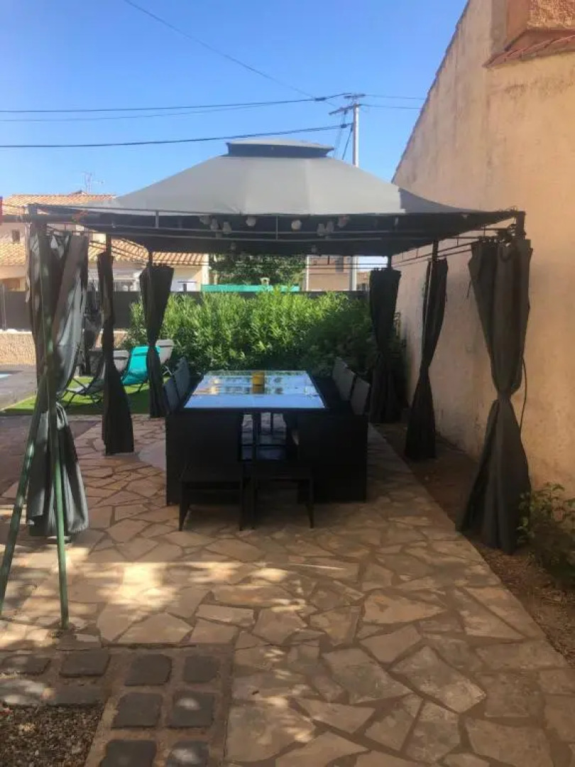 Piscine chauffée clim 13 personnes centre valras plage