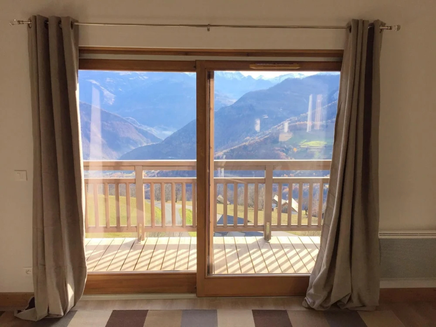 Apartment With 3 Bedrooms in La Lechere, With Wonderful Mountain View, Furnished Balcony and Wifi - 10 km From the Slopes