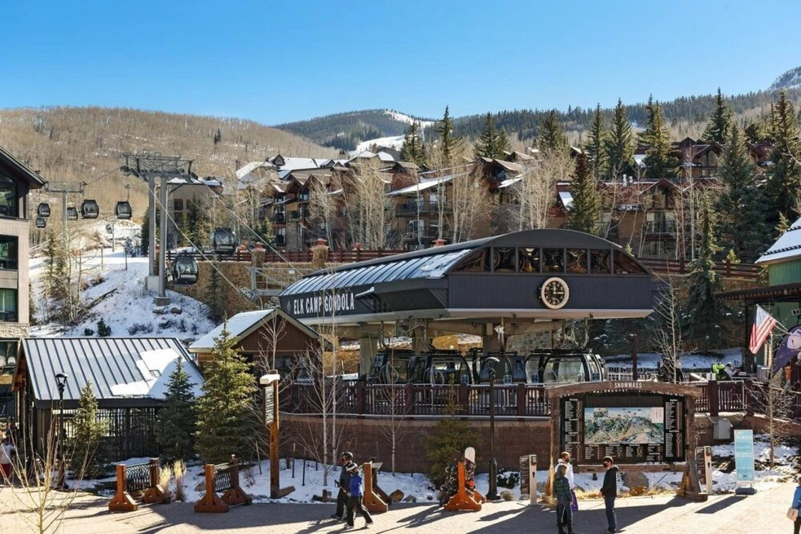 Luxury Ski in, Ski out 1 Bedroom Colorado Resort Vacation Rental in the Heart of Snowmass Base Village