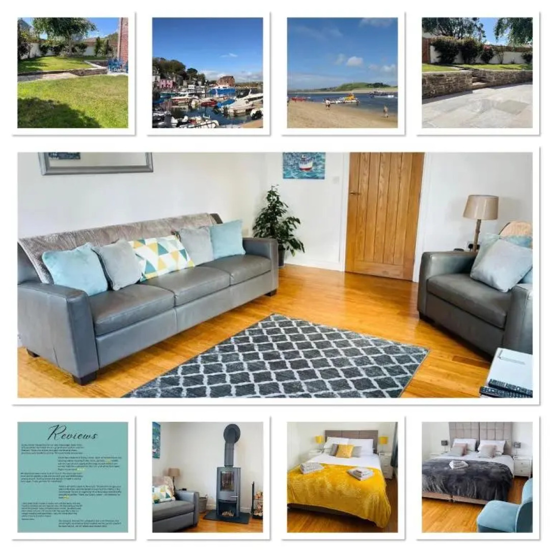 Sunny Corner, Padstow. Spacious 3 bedrooms, 2.5 bathrooms, parking, garden.