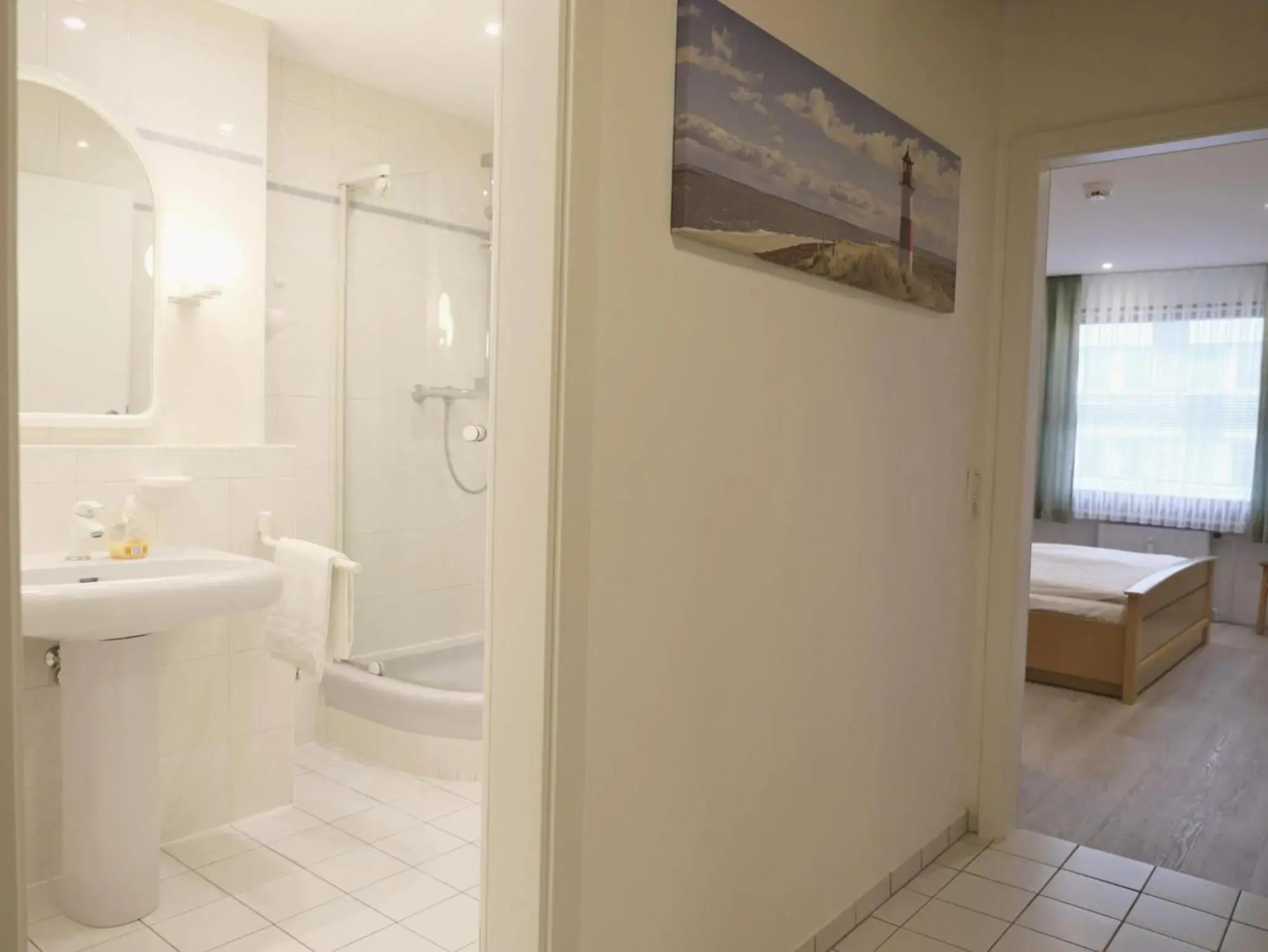 Das geräumige 2-Zimmer-Appartement