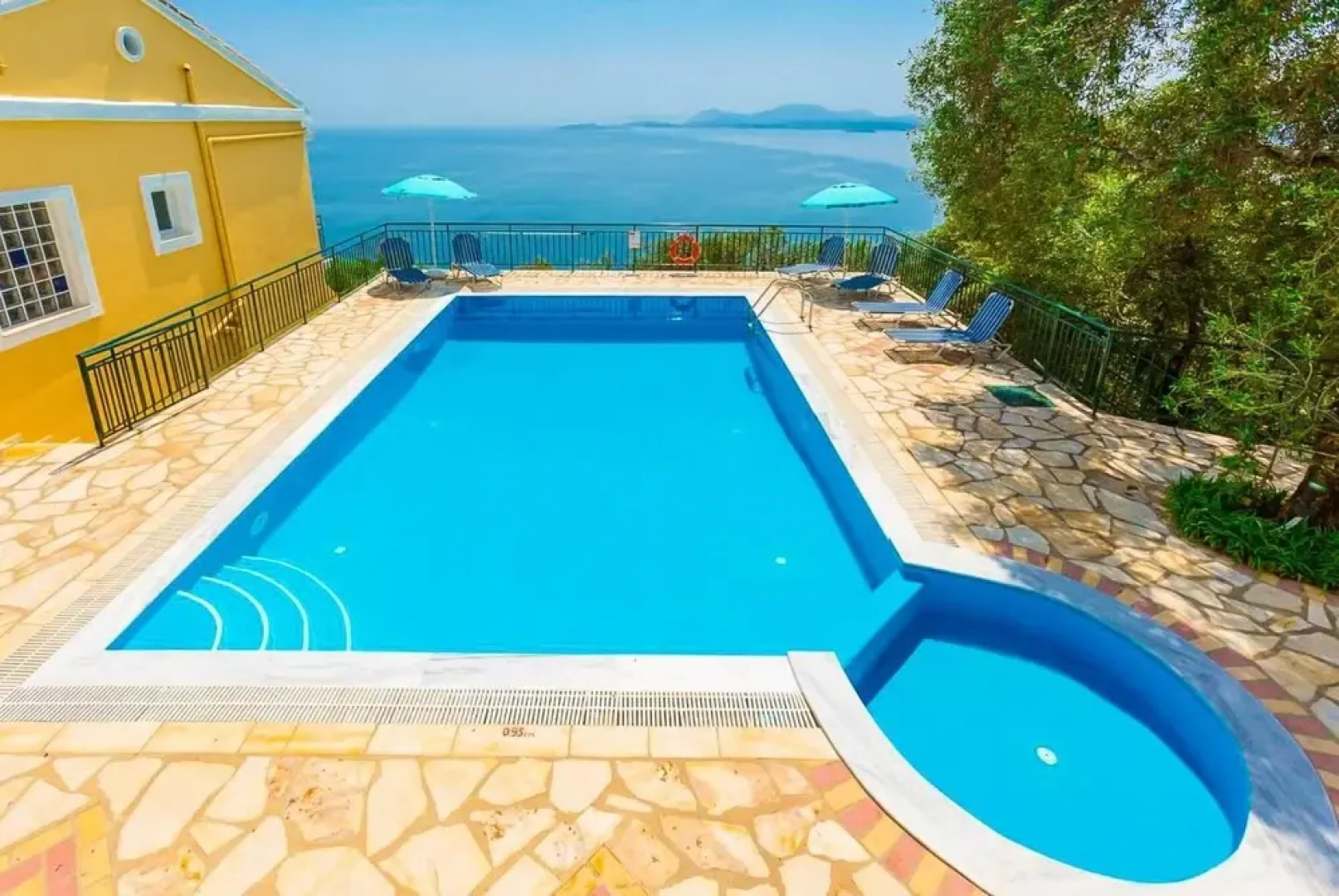 Kalithea Large Private Pool Walk to Beach Sea Views A C Wifi - 363
