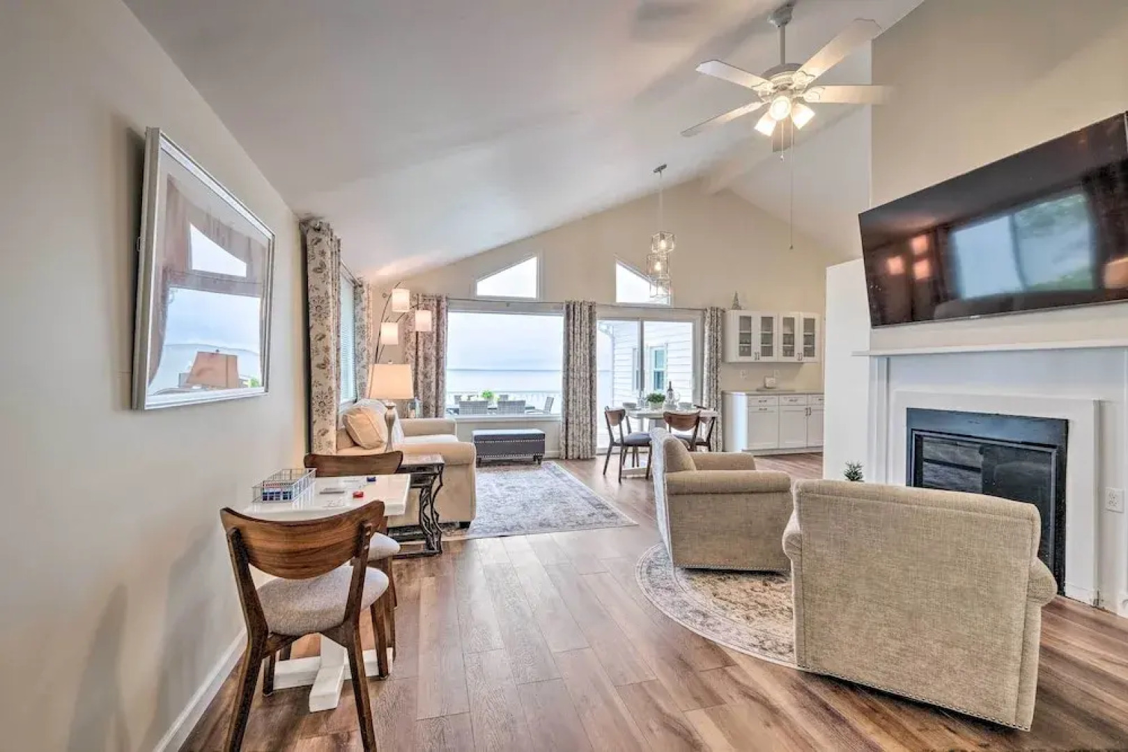 Waterfront Cottage w/ Private Beach + Deck!