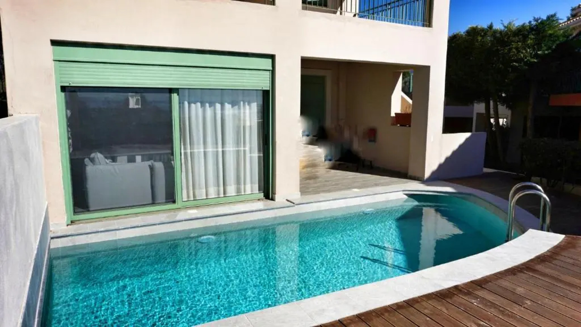 Pogonia, spacious apartment by the sea with private pool