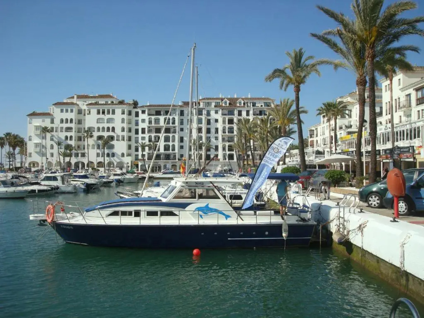 2252-Amazing apt on beach, port view from terrace!