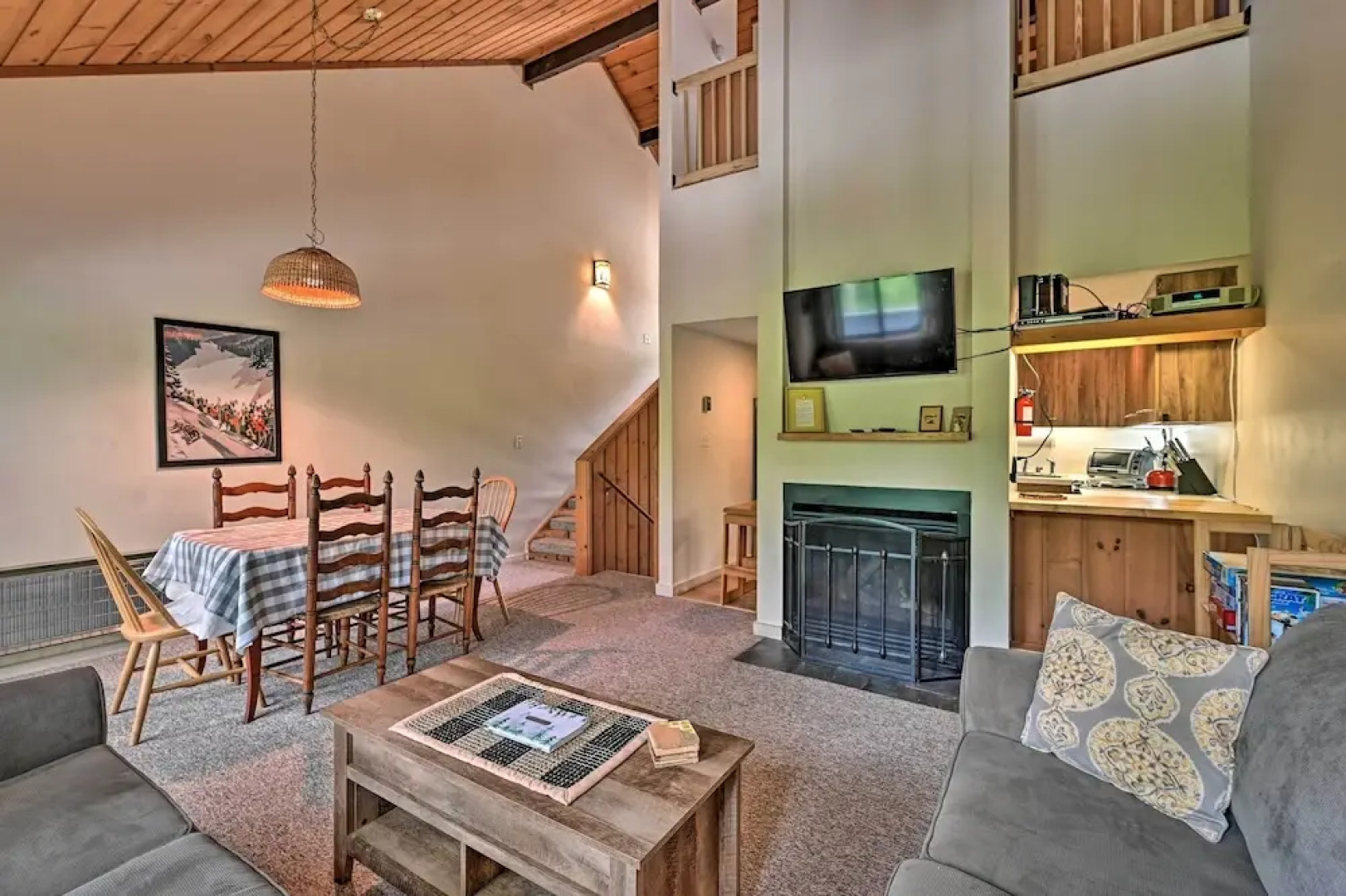 Village of Loon Mtn Condo w/ Fireplace & Balcony!