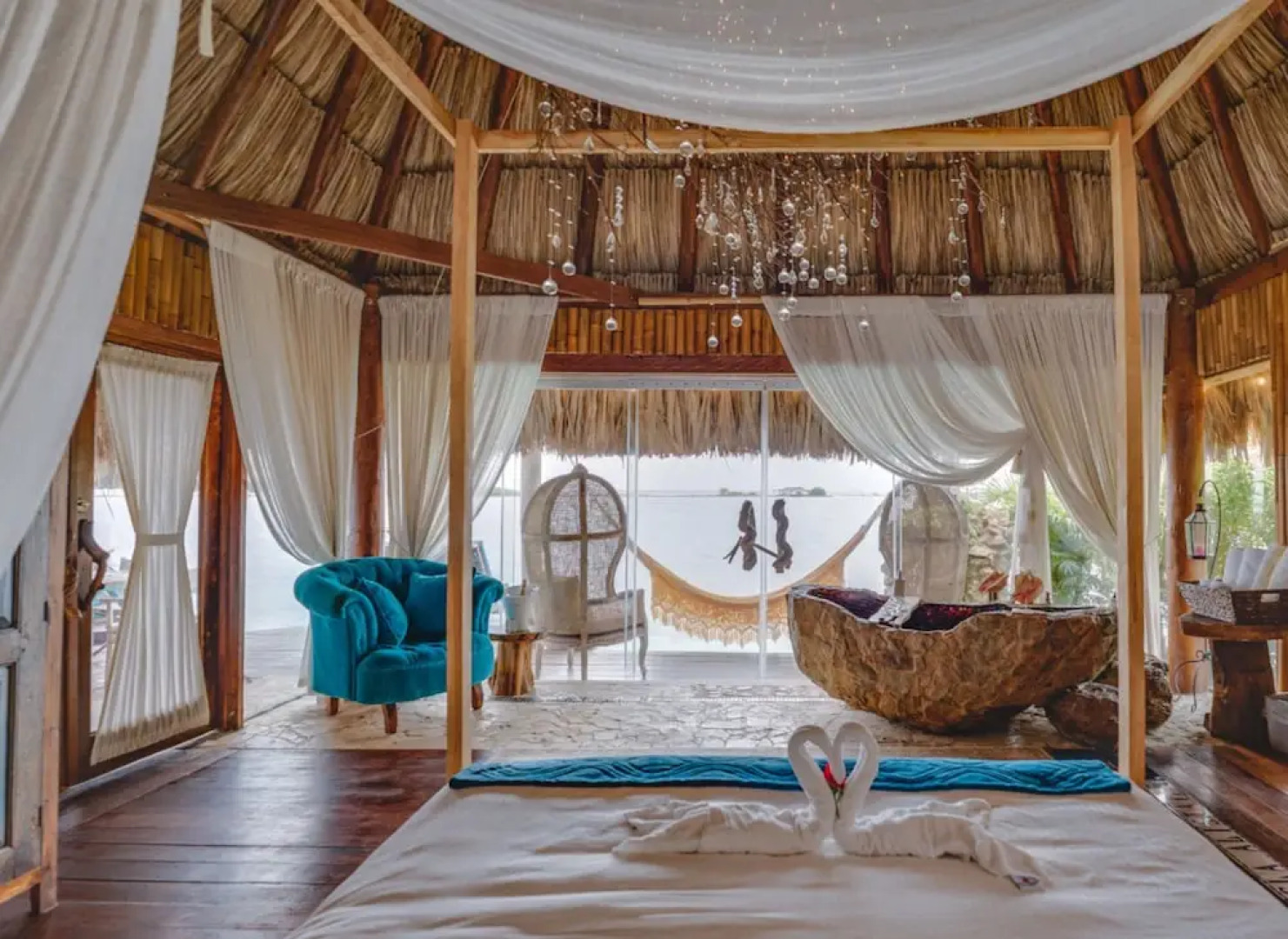 Overwater villa with pool Aruba