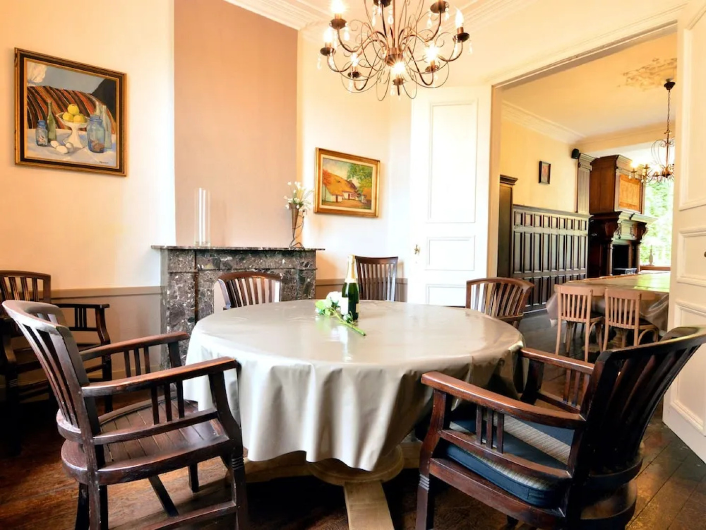 At the Edge of a Nice Village, This Beautiful Castle