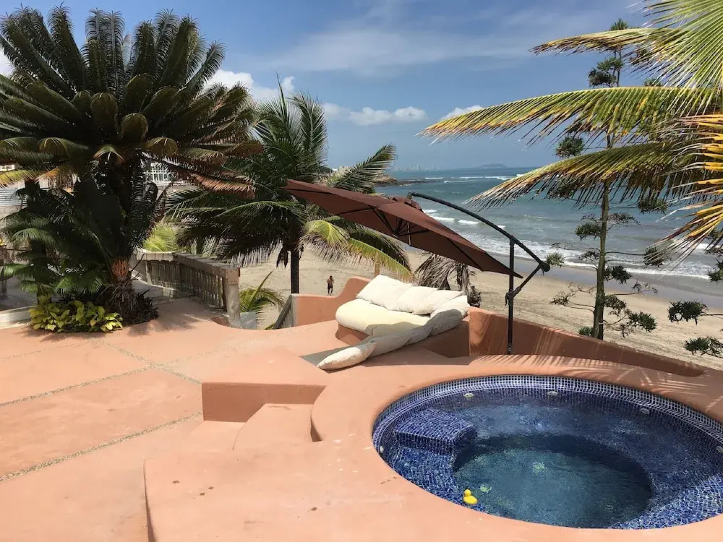 Espectacular vista frente al mar