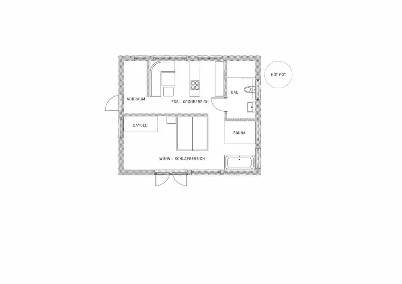Benglerwald Berg Chaletdorf