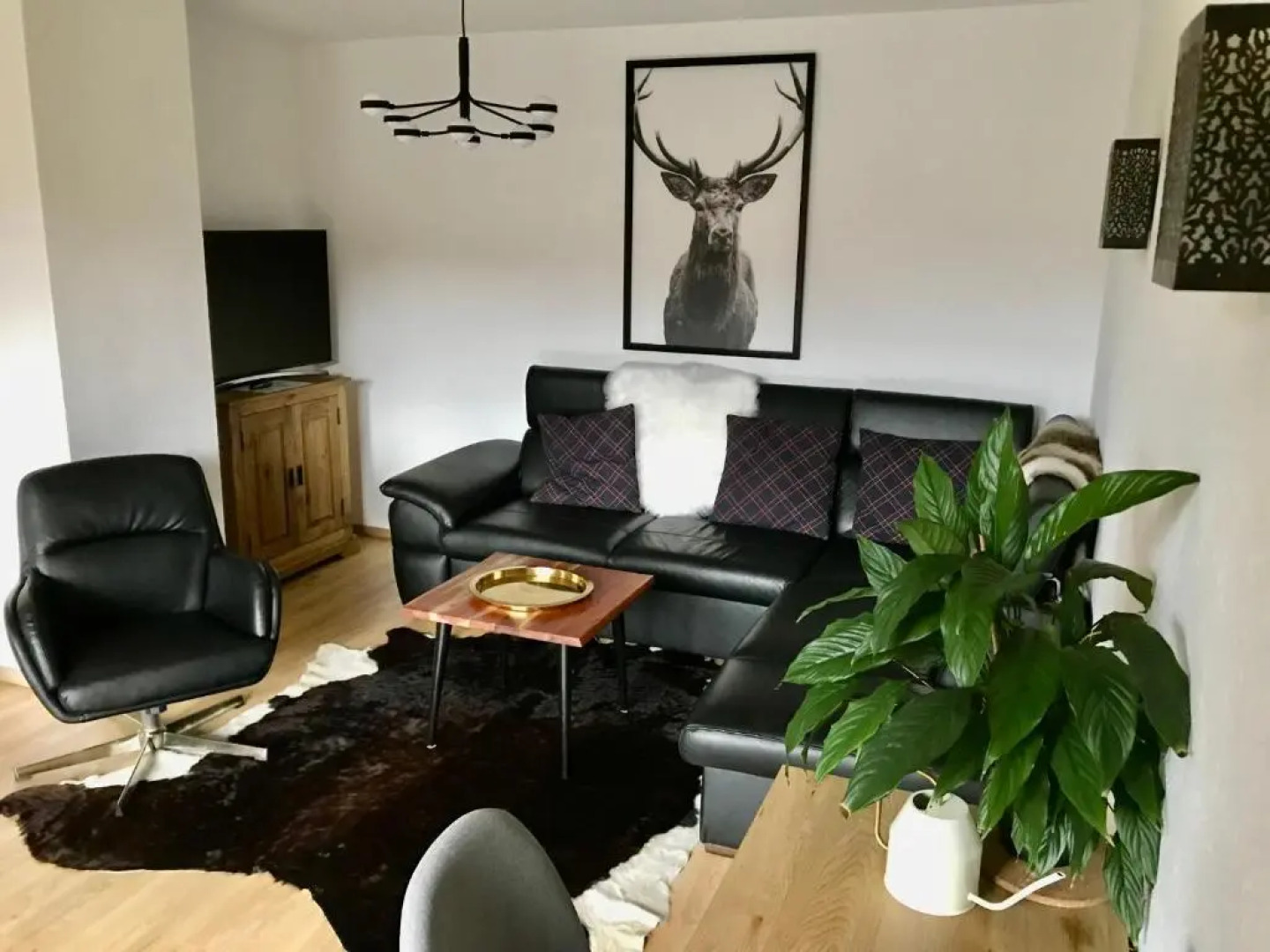 Appartement 53m2 rénové dans un chalet au coeur de Charmey avec vue sur les montagnes