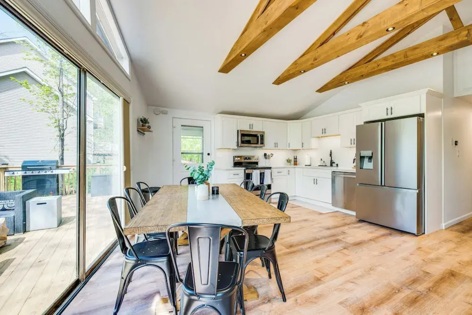 Deck & Community Perks: Bright Pocono Lake Home!