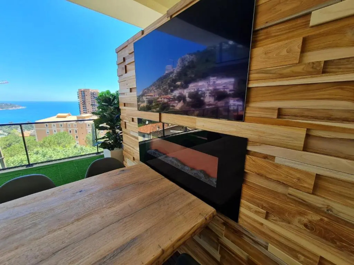 Monaco view, pool, garage, 100 m2 terrace