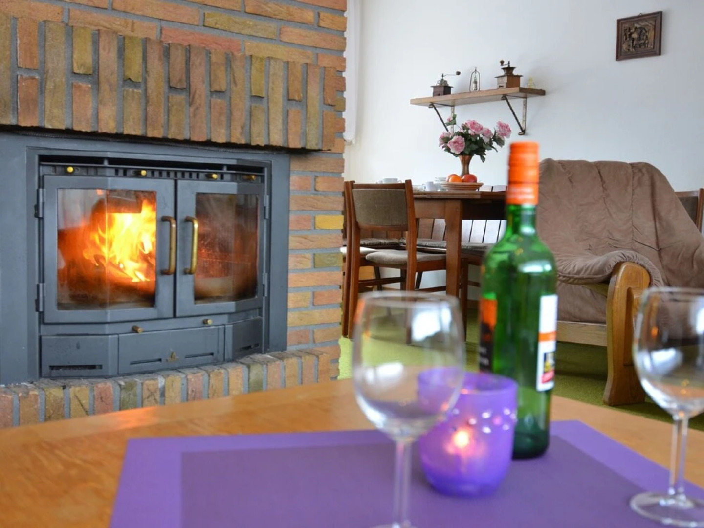 Large Apartment on the Diemelsee With Fireplace and Balcony