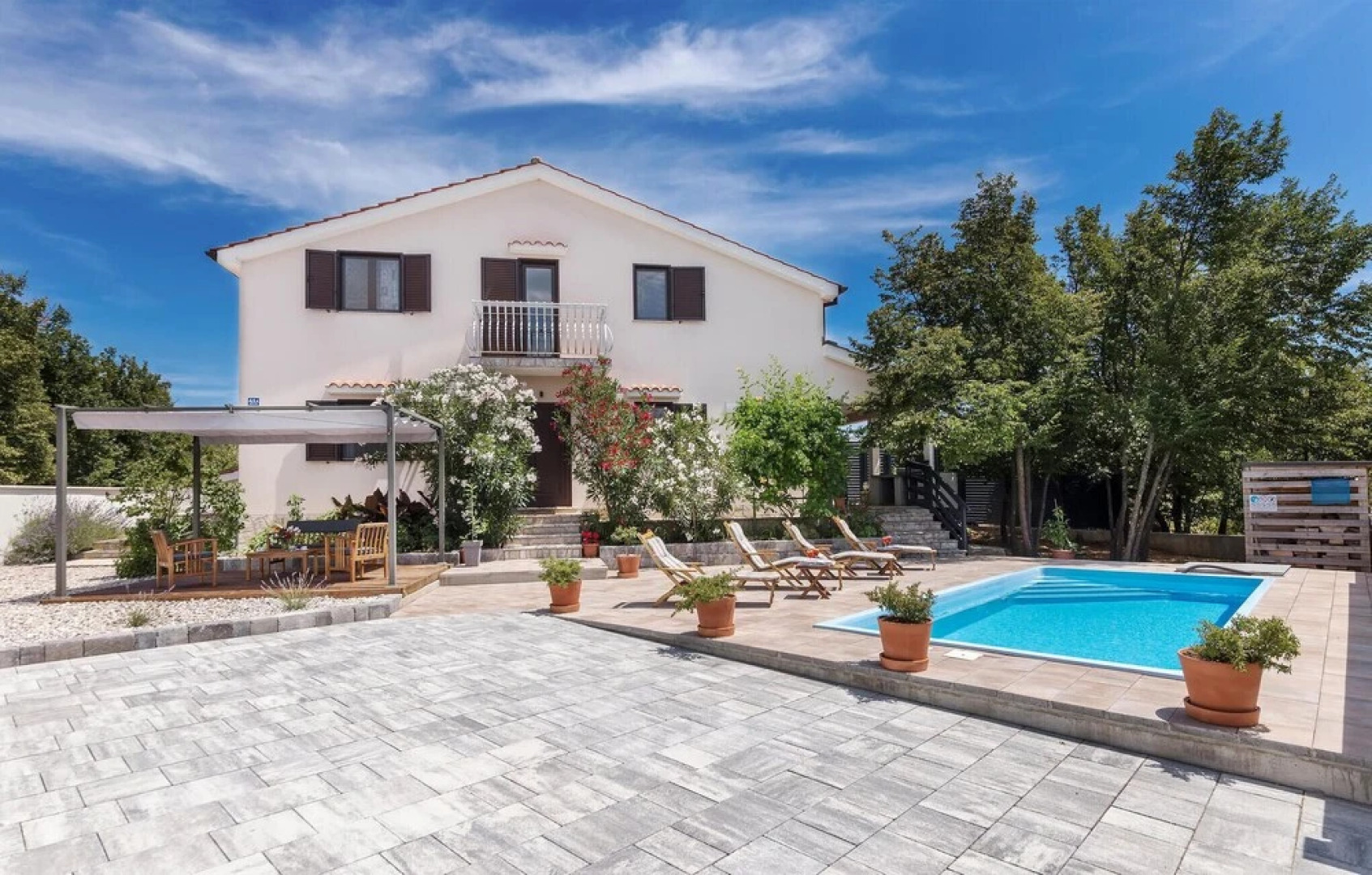 Stunning Home in Trget With Outdoor Swimming Pool, Wifi and 2 Bedrooms