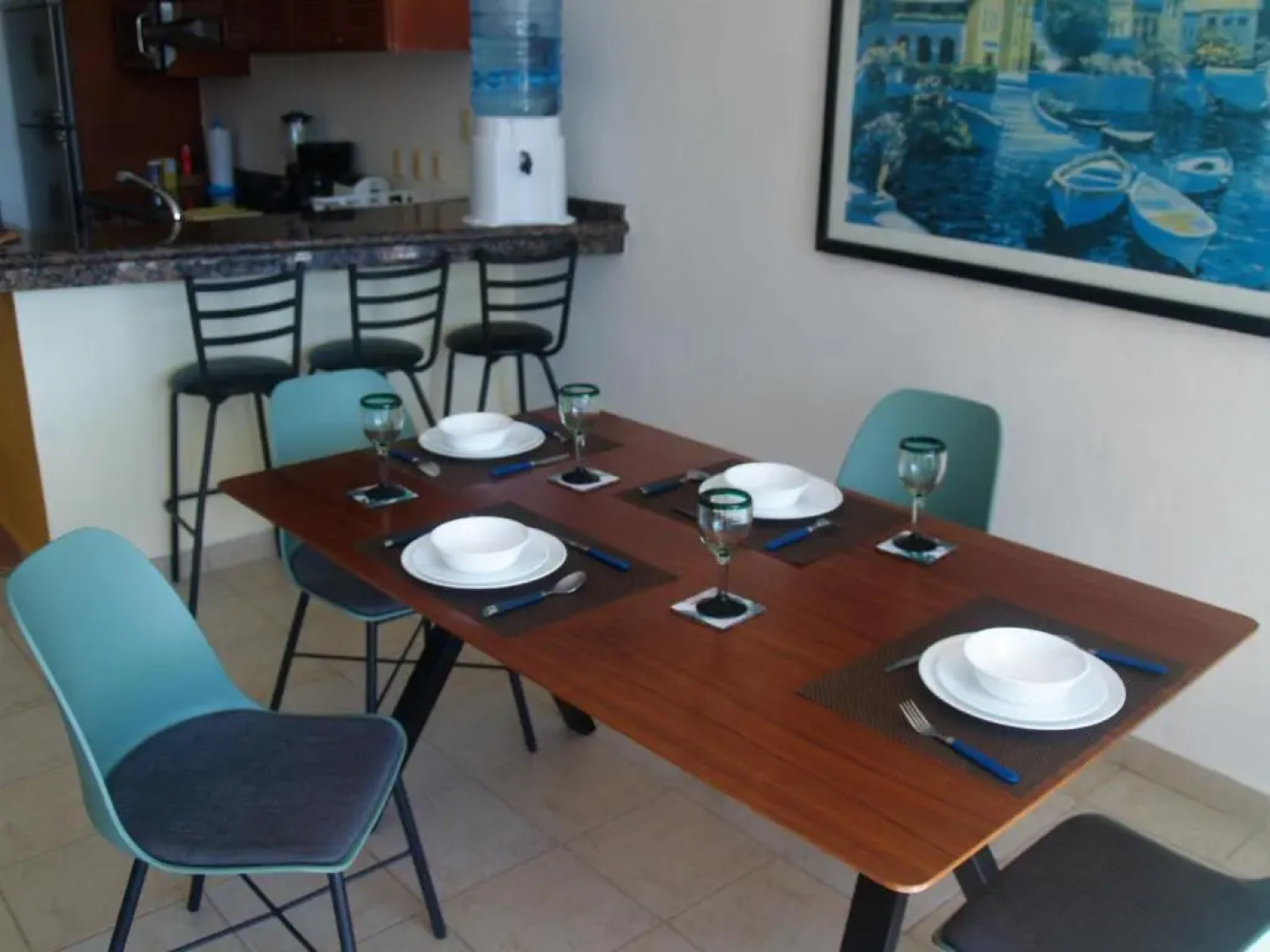 Beachfront Apartment Your Home in Cozumel