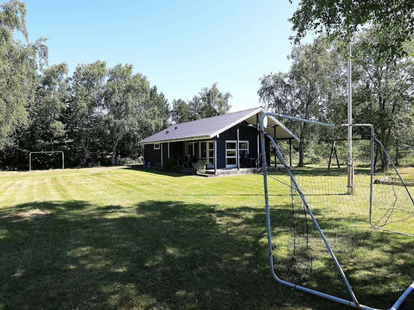 Modern Cabin in Logstor With Fireplace