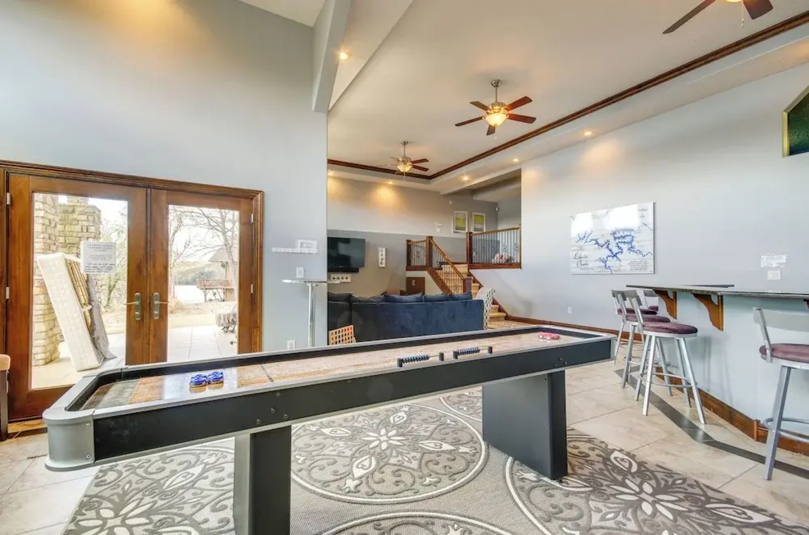 Boat Dock & Kayaks: Luxury Lake of the Ozarks Home