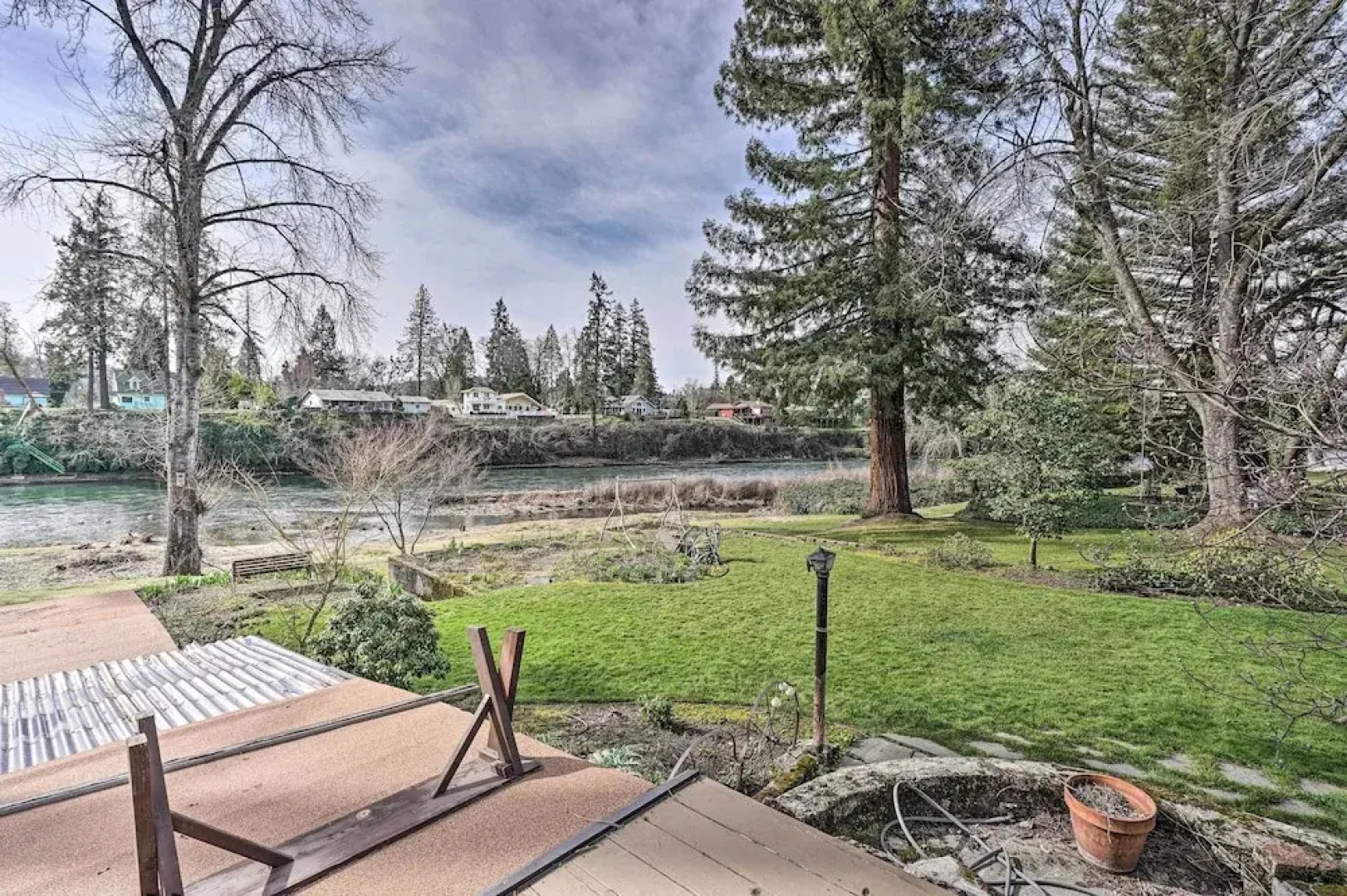 Serene Riverfront Escape w/ Hot Tub & Views!